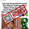 [HOAKS] Said Aqil Siradj Sebut Jokowi Memenuhi Syarat Jadi Nabi -26/2/2026